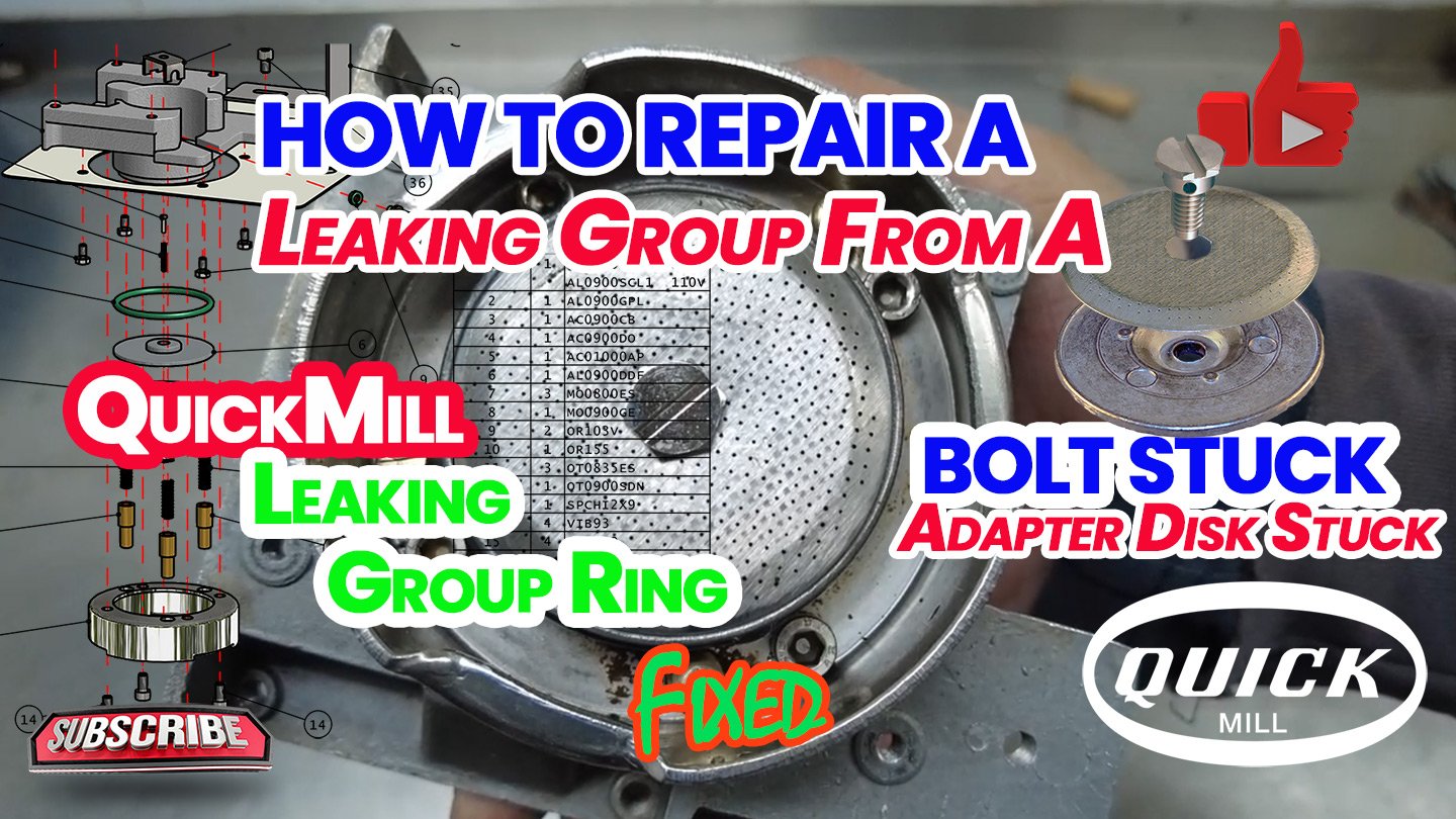 How To Repair A Leaking Group From A QuickMill